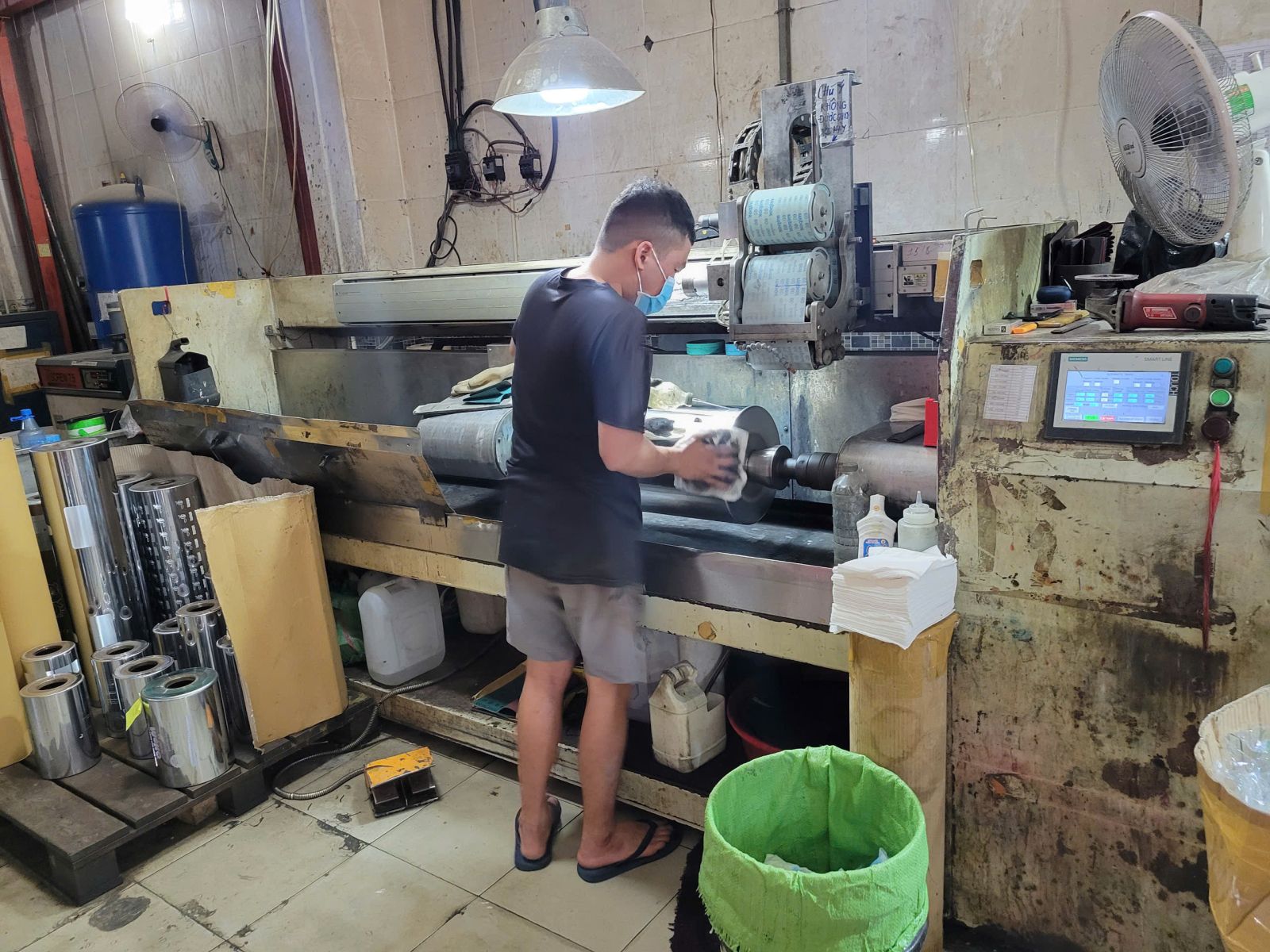 QUY TRÌNH SẢN XUẤT TRỤC IN ỐNG ĐỒNG